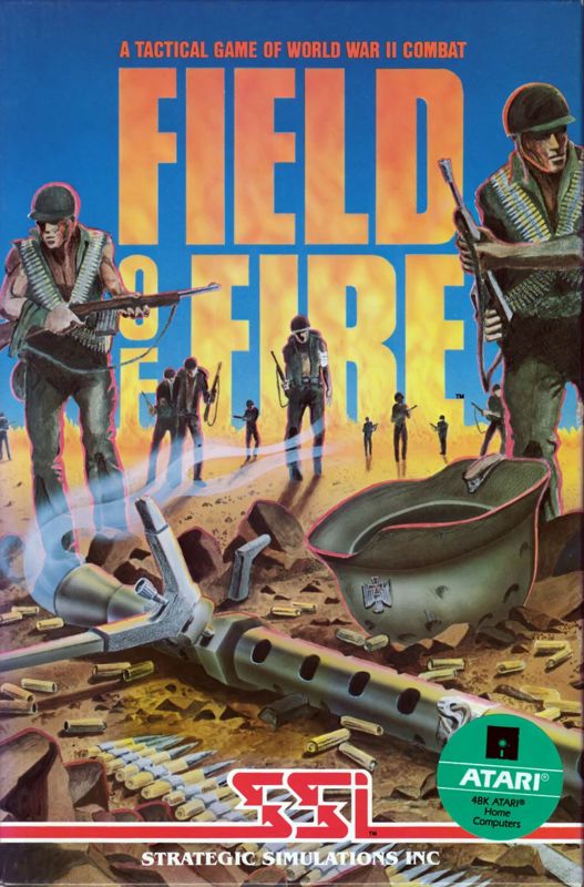 Field Of Fire box art for Commodore 64